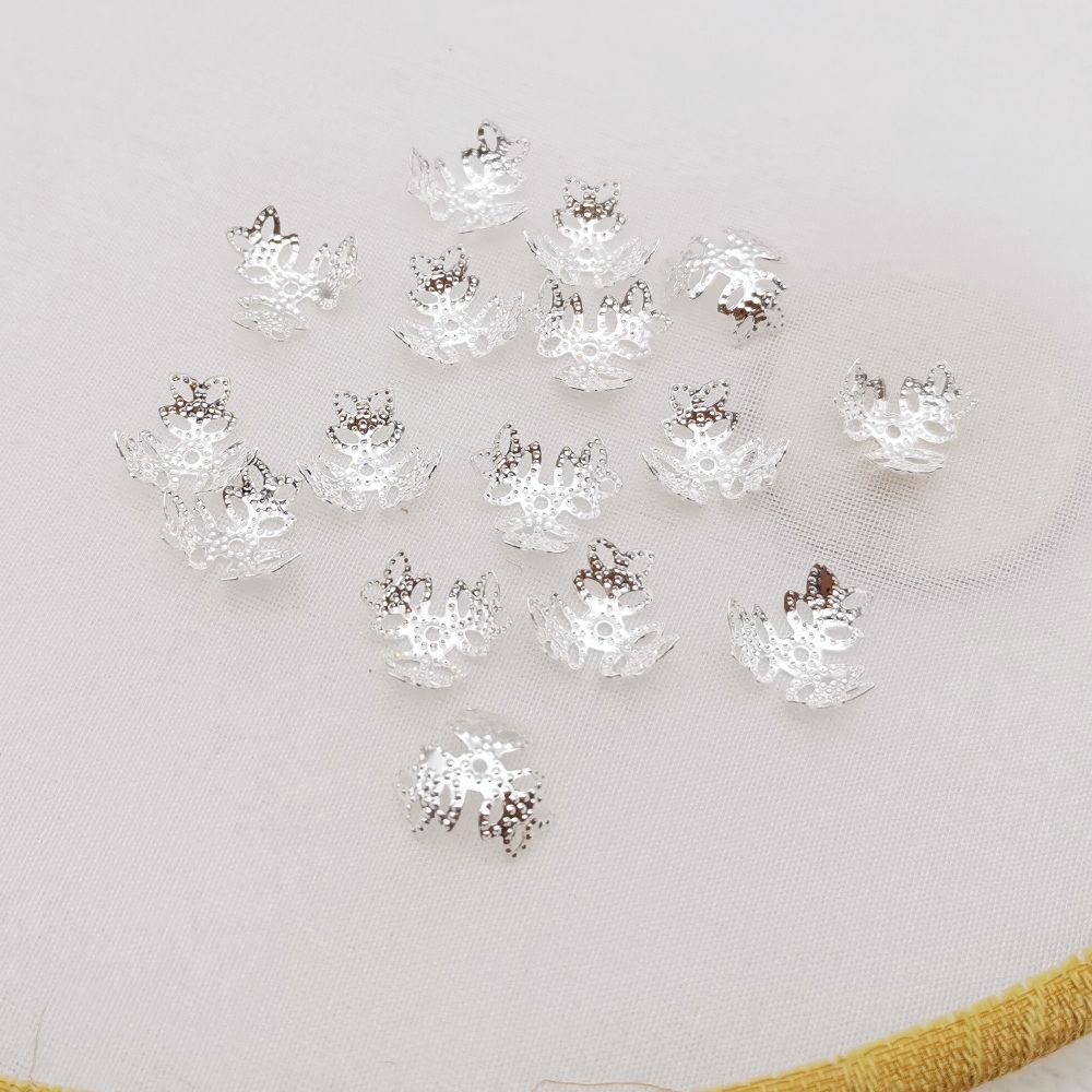 Openwork Floral Cap DIY Handmade Beaded Hat Beaded Jewelry Accessories