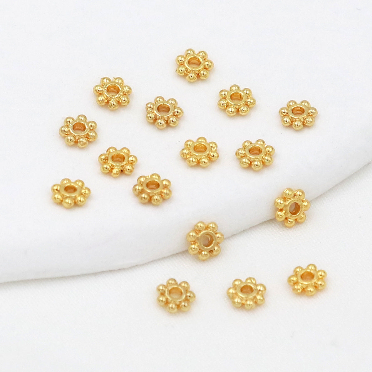 Openwork Floral Cap DIY Handmade Beaded Hat Beaded Jewelry Accessories