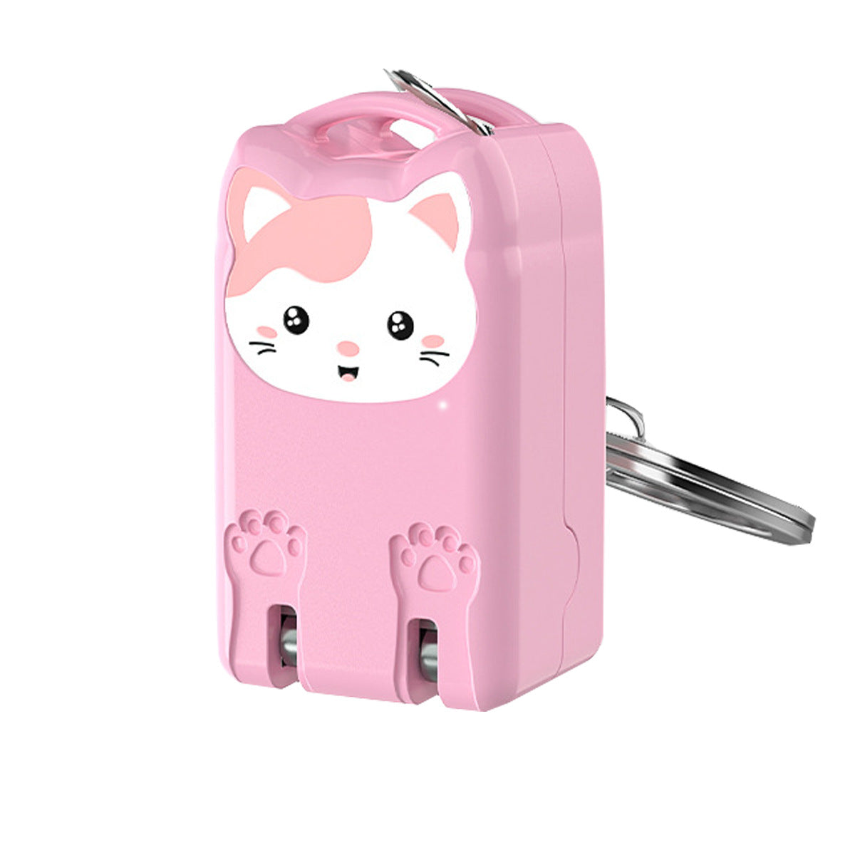 cartoon foldable nail clippers, stainless steel, charm for bag and keychain