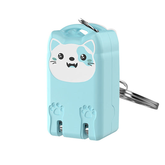 cartoon foldable nail clippers, stainless steel, charm for bag and keychain