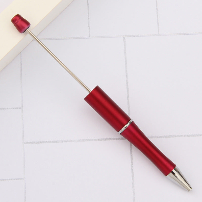 Beaded Ballpoint Pen, UV-Plated Beaded Pen, For Creative DIY