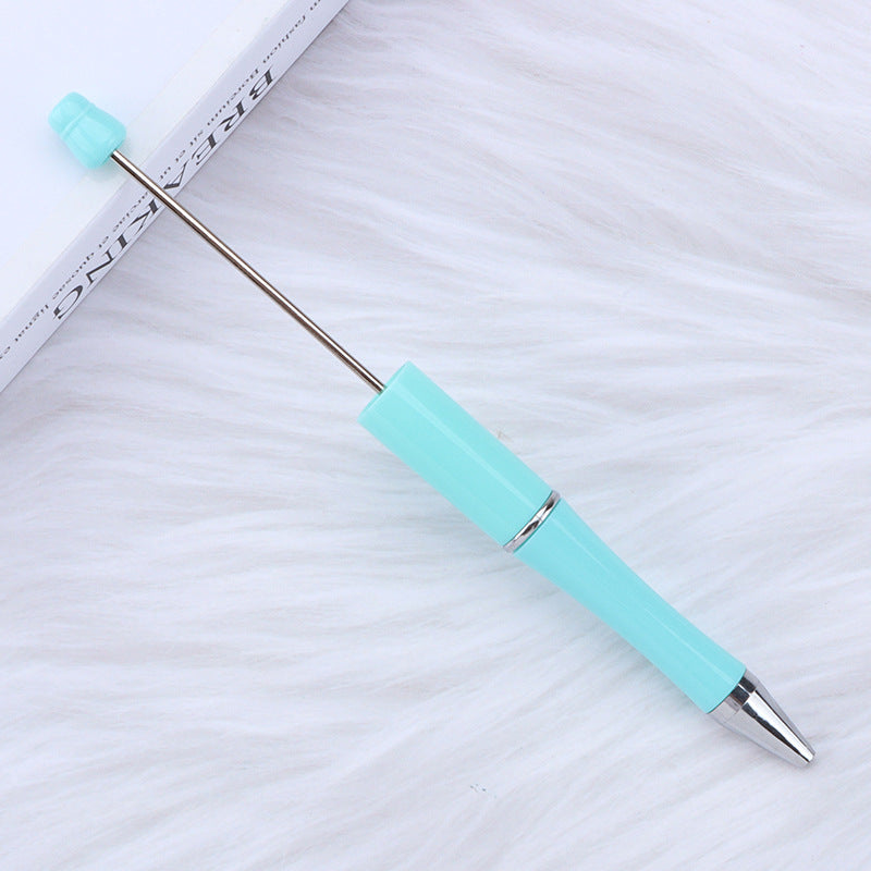 Beaded Ballpoint Pen, UV-Plated Beaded Pen, For Creative DIY
