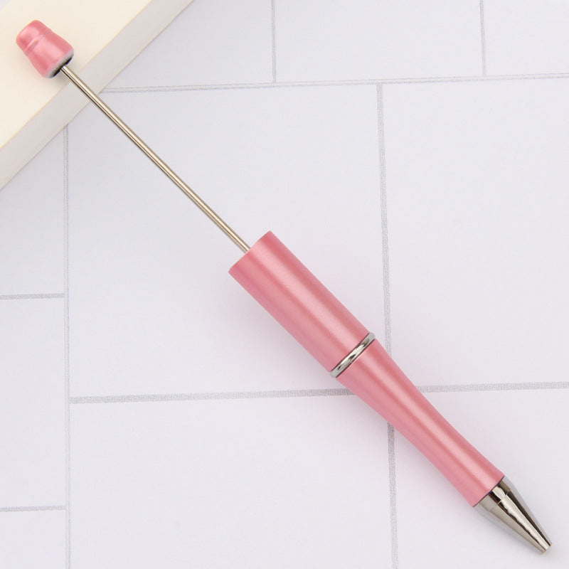 Beaded Ballpoint Pen, UV-Plated Beaded Pen, For Creative DIY