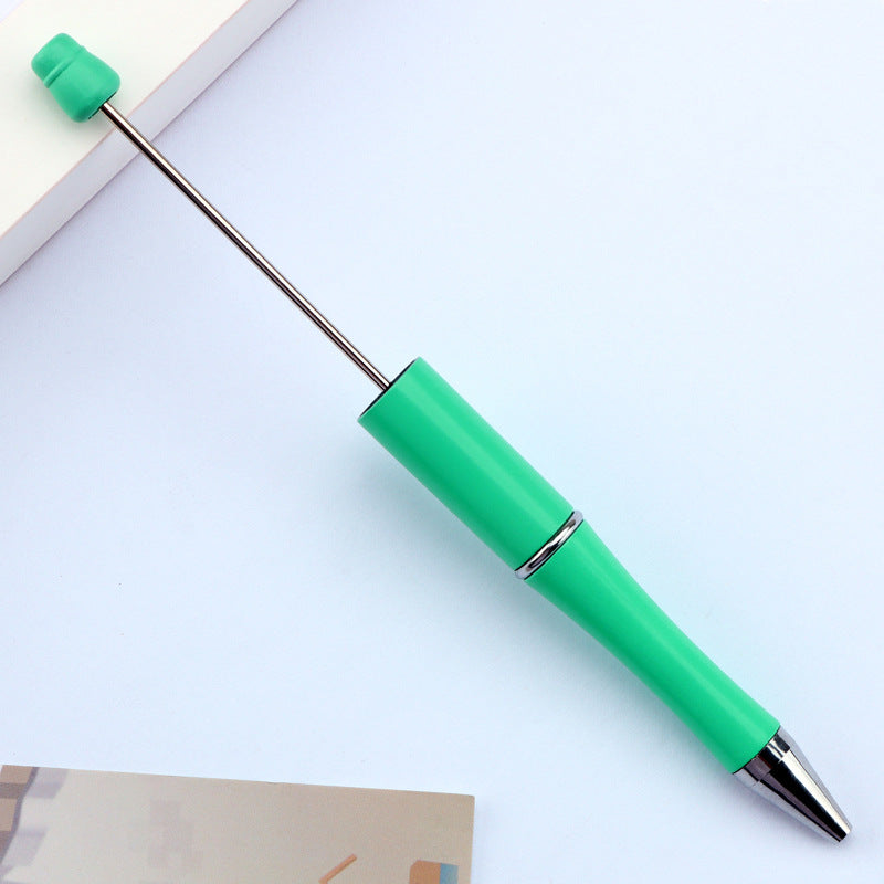 Beaded Ballpoint Pen, UV-Plated Beaded Pen, For Creative DIY
