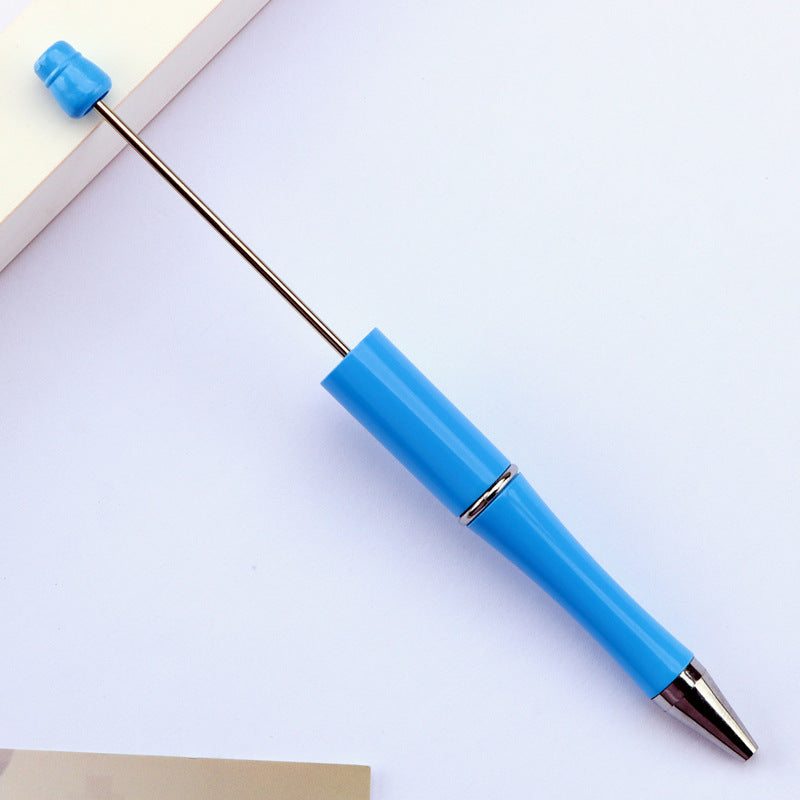 Beaded Ballpoint Pen, UV-Plated Beaded Pen, For Creative DIY