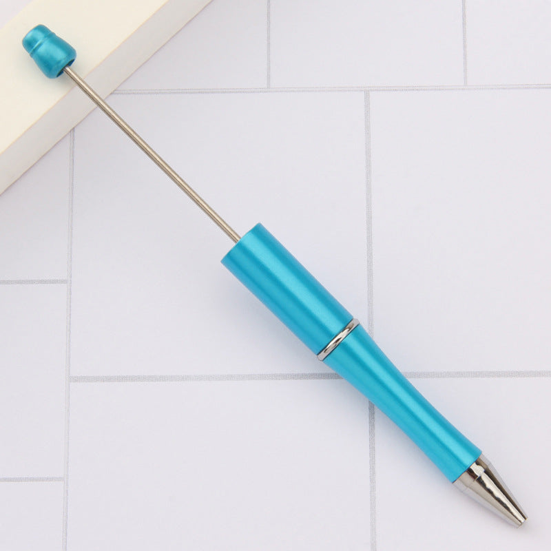 Beaded Ballpoint Pen, UV-Plated Beaded Pen, For Creative DIY