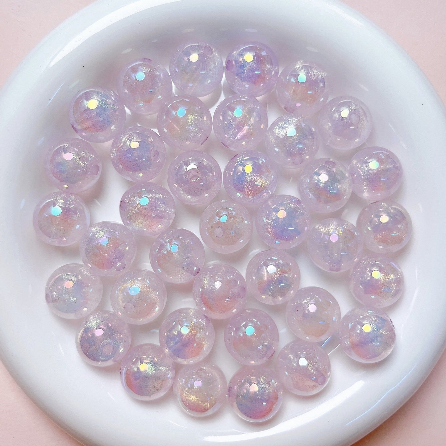 16mm Shimmering Meteor Beads DIY Phone Strap, Key Chain, Bag Chain, Beaded Pen