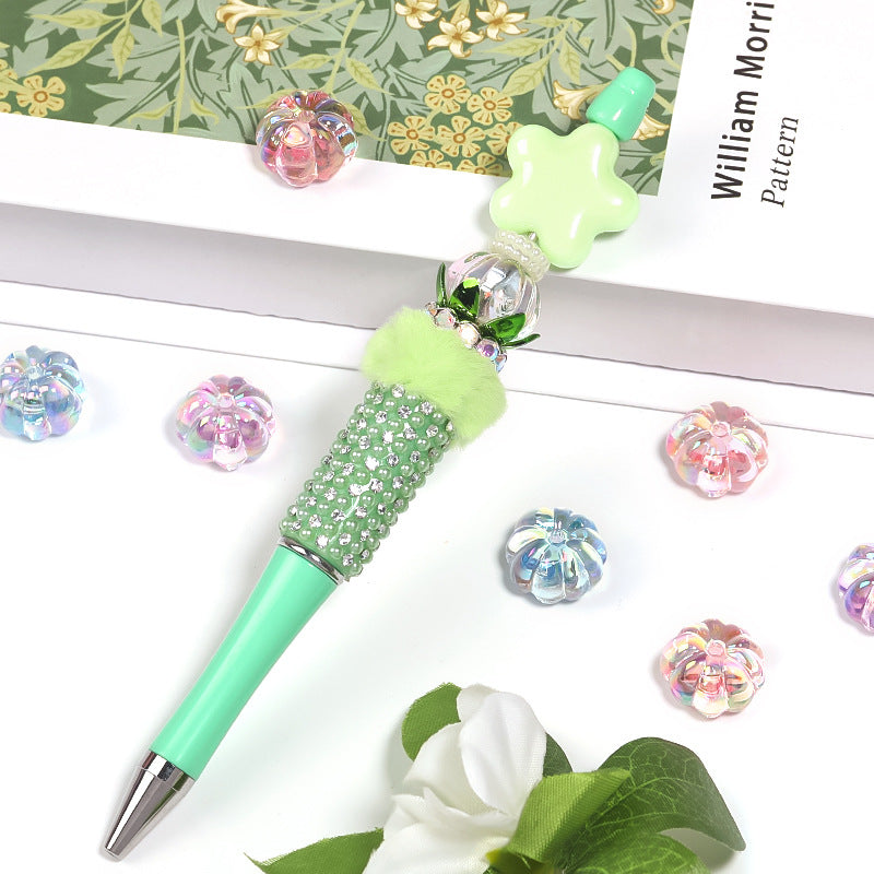 16mm High-Transparency Iridescent Pumpkin Bead, Acrylic Lantern Bead, DIY Stringing Bead Pen, PhoneChain, KeyChain
