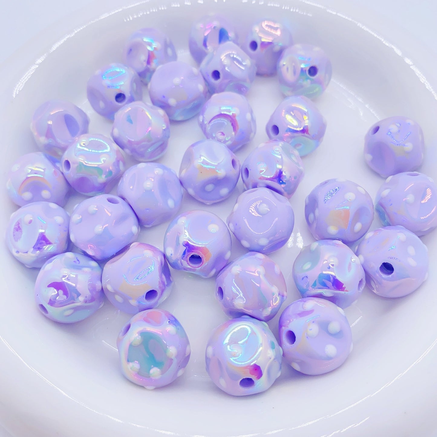 16mm Glow-in-the-Dark Meteorite Bead DIY Phone Strap, Key Chain, Bag Chain, Car Ornament, Beaded Pen