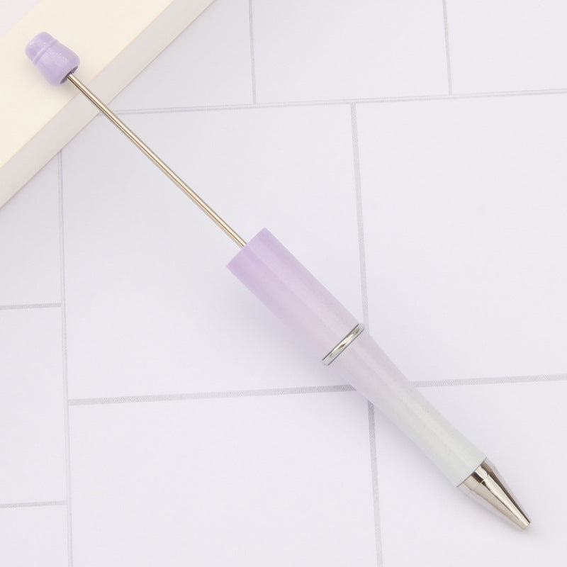Beaded Ballpoint Pen, UV-Plated Beaded Pen, For Creative DIY