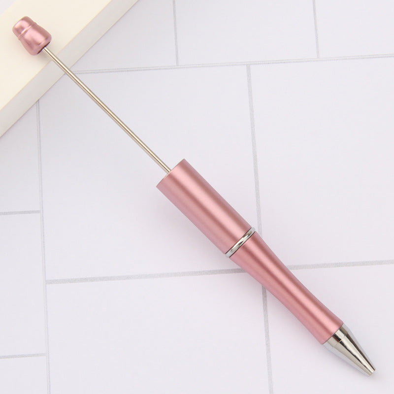 Beaded Ballpoint Pen, UV-Plated Beaded Pen, For Creative DIY