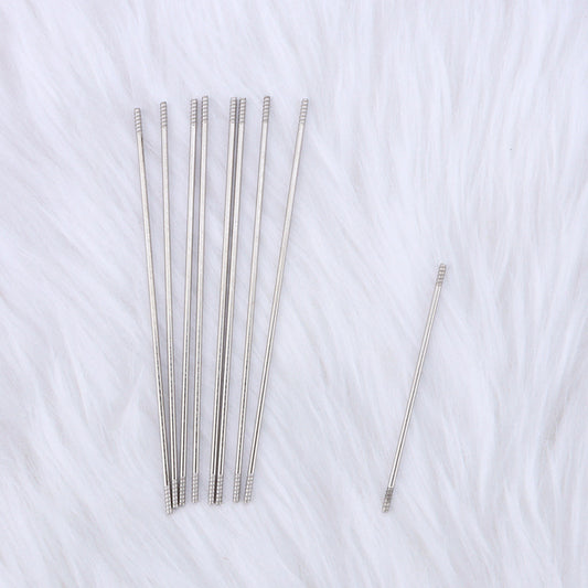 Extended Replacement Steel Pen Barrel for Bead Pens