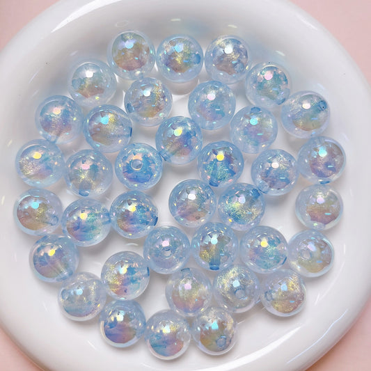 16mm Shimmering Meteor Beads DIY Phone Strap, Key Chain, Bag Chain, Beaded Pen