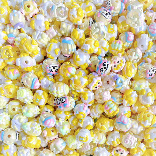 16mm Hand-Painted Beads DIY Phone Strap, Key Chain, Bag Chain, Pen Accessory