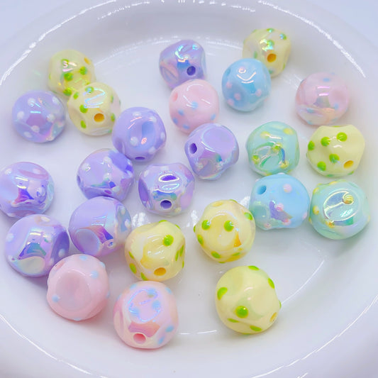 16mm Glow-in-the-Dark Meteorite Bead DIY Phone Strap, Key Chain, Bag Chain, Car Ornament, Beaded Pen